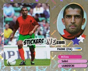 Cromo Sabri Lamouchi - FOOT 2002-2003 n. 348 - Panini