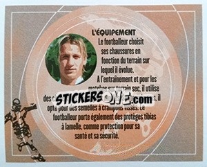 Sticker L'équipement - FOOT 2002-2003 n. A - Panini