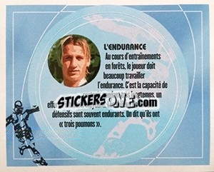 Figurina L'endurance - FOOT 2002-2003 - Panini