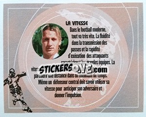 Sticker La vitesse - FOOT 2002-2003 n. E - Panini