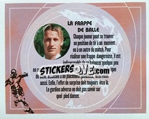 Sticker La frappe de balle - FOOT 2002-2003 n. H - Panini