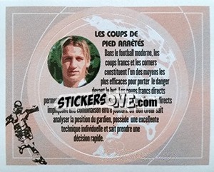 Sticker Les coups de pieds arrêtés