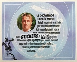 Figurina Le Décrassage : L'Après Match - FOOT 2002-2003 - Panini