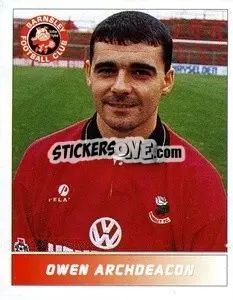 Sticker Owen Archdeacon - Football League 95 n. 11 - Panini