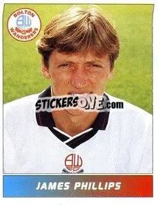 Sticker James Phillips - Football League 95 - Panini