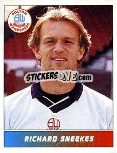 Sticker Richard Sneekes - Football League 95 - Panini