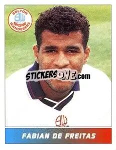 Sticker Fabian de Freitas - Football League 95 - Panini