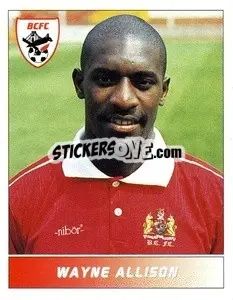 Sticker Wayne Allison - Football League 95 - Panini