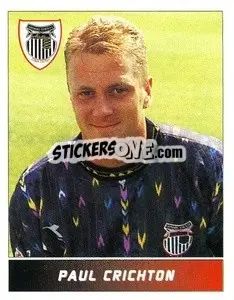 Figurina Paul Crichton - Football League 95 n. 95 - Panini
