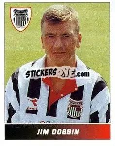 Figurina Jim Dobbin - Football League 95 n. 105 - Panini