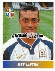 Figurina Des Linton - Football League 95 - Panini