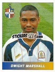 Figurina Dwight Marshall - Football League 95 n. 123 - Panini