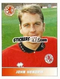 Sticker John Hendrie - Football League 95 - Panini