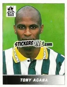 Sticker Tony Agana - Football League 95 n. 164 - Panini