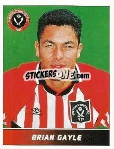 Sticker Brian Gayle - Football League 95 n. 233 - Panini