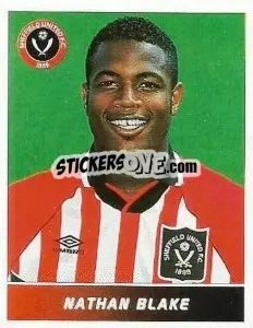 Cromo Nathan Blake - Football League 95 - Panini