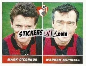 Figurina Mark O'Connor / Warren Aspinall - Football League 95 - Panini