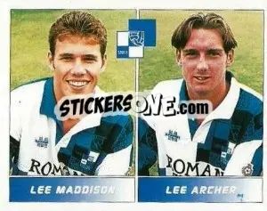 Cromo Lee Maddison / Lee Archer - Football League 95 - Panini