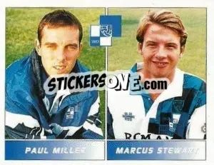 Cromo Paul Miller / Marcus Stewart - Football League 95 - Panini