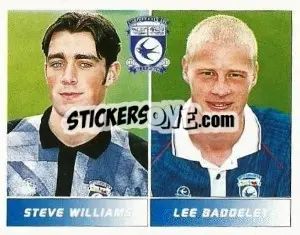 Sticker Steve Williams / Lee Baddeley - Football League 95 n. 428 - Panini