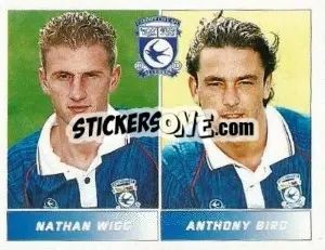 Sticker Nathan Wigg / Anthony Bird - Football League 95 - Panini