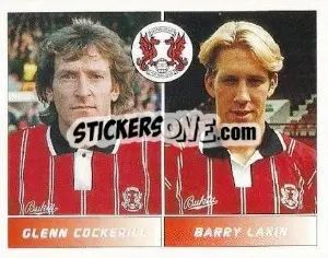Sticker Glenn Cockerill / Barry Lakin - Football League 95 - Panini
