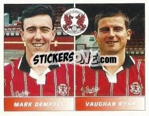 Sticker Mark Dempsey / Vaughan Ryan - Football League 95 - Panini