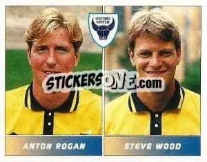 Cromo Anton Rogan / Steve Wood - Football League 95 - Panini