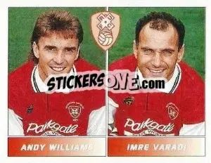 Sticker Andy Williams / Imre Varadi - Football League 95 - Panini