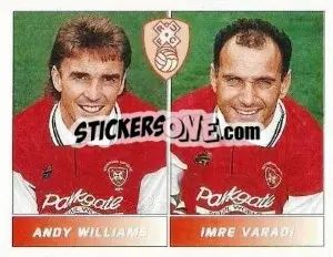 Sticker Andy Williams / Imre Varadi - Football League 95 n. 505 - Panini