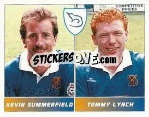 Figurina Kevin Summerfield / Tommy Lynch - Football League 95 - Panini
