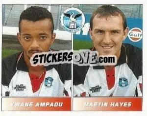 Sticker Kwane Ampadu / Martin Hayes - Football League 95 - Panini