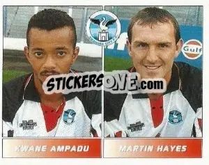 Sticker Kwane Ampadu / Martin Hayes - Football League 95 n. 528 - Panini