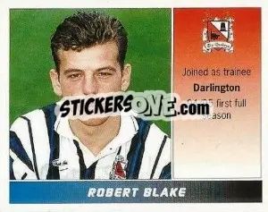 Figurina Robert Blake - Football League 95 n. 567 - Panini
