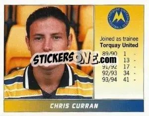 Cromo Chris Curran - Football League 95 - Panini