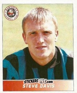 Sticker Steve Davis - Football League 96 n. 4 - Panini