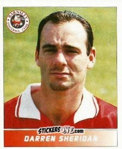 Sticker Darren Sheridan - Football League 96 n. 11 - Panini