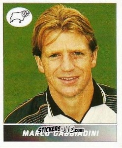 Sticker Marco Gabbiadini - Football League 96 n. 63 - Panini