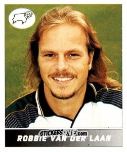 Figurina Robie Van Der Laan - Football League 96 n. 70 - Panini