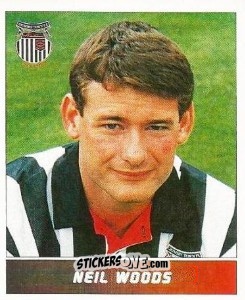 Figurina Neil Woods - Football League 96 n. 84 - Panini
