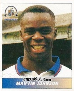 Sticker Marvin Johnson - Football League 96 n. 130 - Panini
