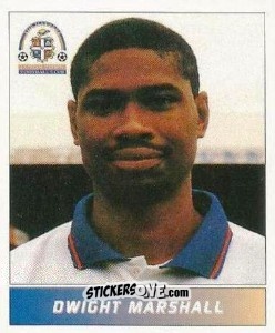 Figurina Dwight Marshall - Football League 96 n. 138 - Panini