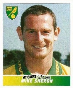 Sticker Mike Sheron - Football League 96 n. 166 - Panini