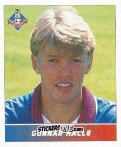 Cromo Gunnar Halle - Football League 96 - Panini