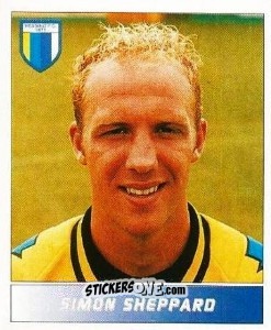 Figurina Simon Sheppard - Football League 96 n. 212 - Panini