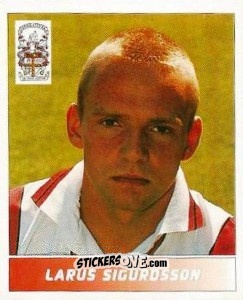 Sticker Larus Sigurdsson - Football League 96 - Panini