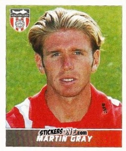 Figurina Martin Gray - Football League 96 - Panini