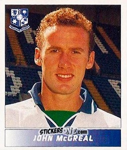Sticker John McGreal - Football League 96 n. 285 - Panini