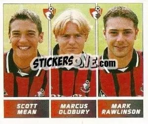 Sticker Scott Mean / Marcus Oldbury / Mark Rawlinson - Football League 96 - Panini
