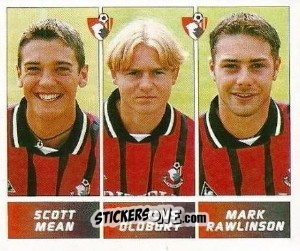 Sticker Scott Mean / Marcus Oldbury / Mark Rawlinson - Football League 96 n. 344 - Panini
